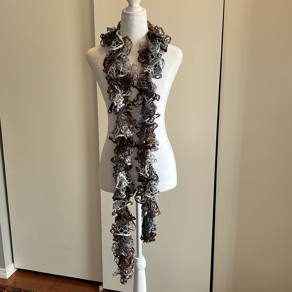 Handmade Crochet Scarf - Picture 2 of 3